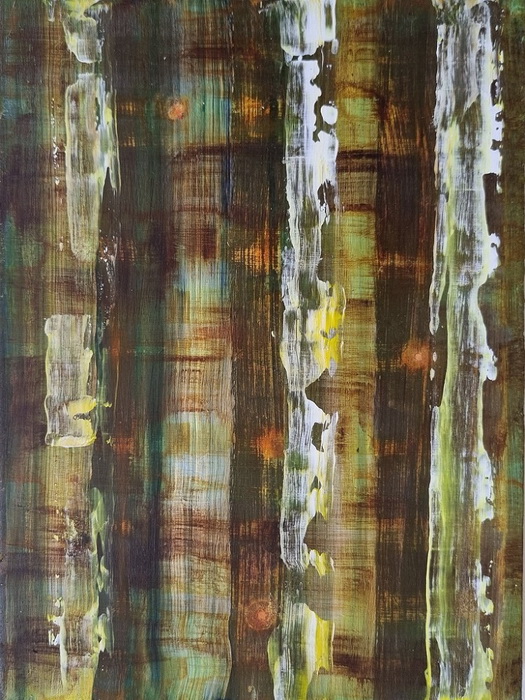 Grondwerk 20x15cm acrylverf op mdf 2025